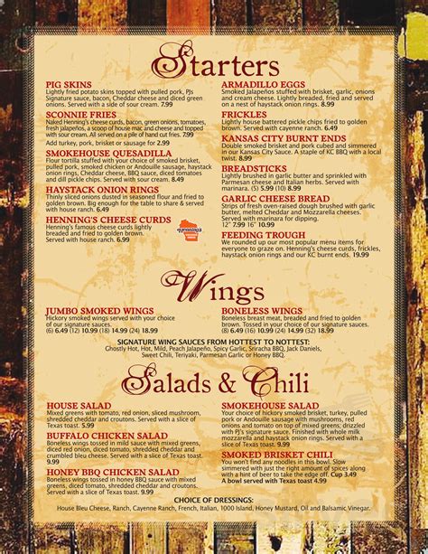 parker john's menu